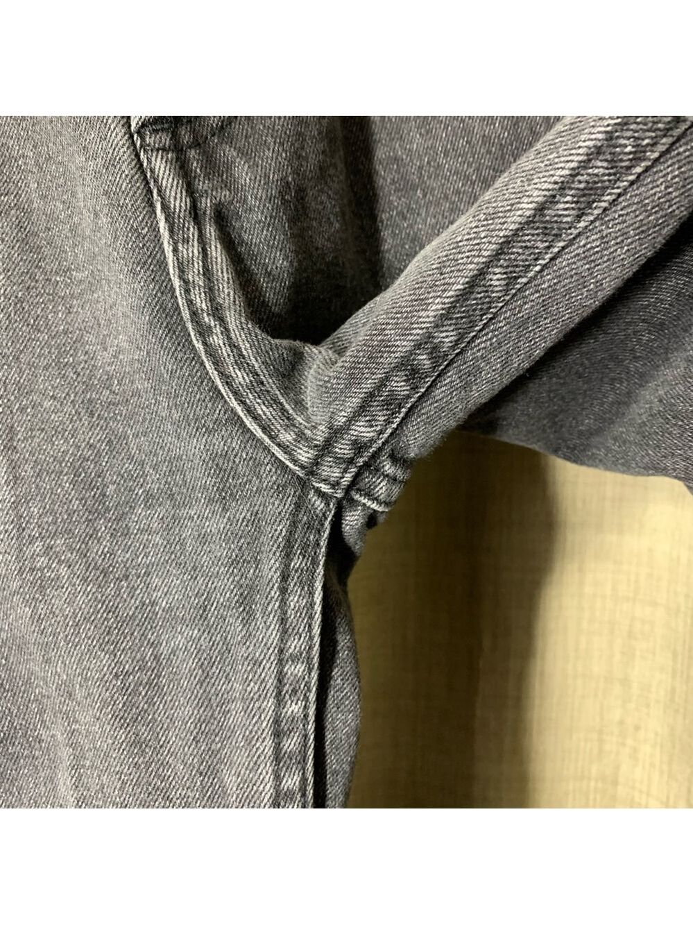 Aritzia Denim Forum The 90s Joni Hi-Rise Jean Washed Black Denim Button Fly 23 - Picture 6 of 15